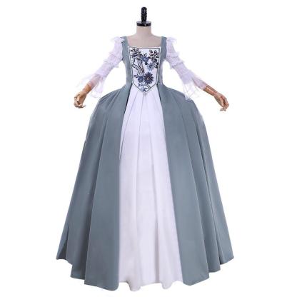 Outlander Claire Fraser 18th Century Wedding Dress Cosplay Costume - Plus Size Custom Colonial Ball Gown-Astricos