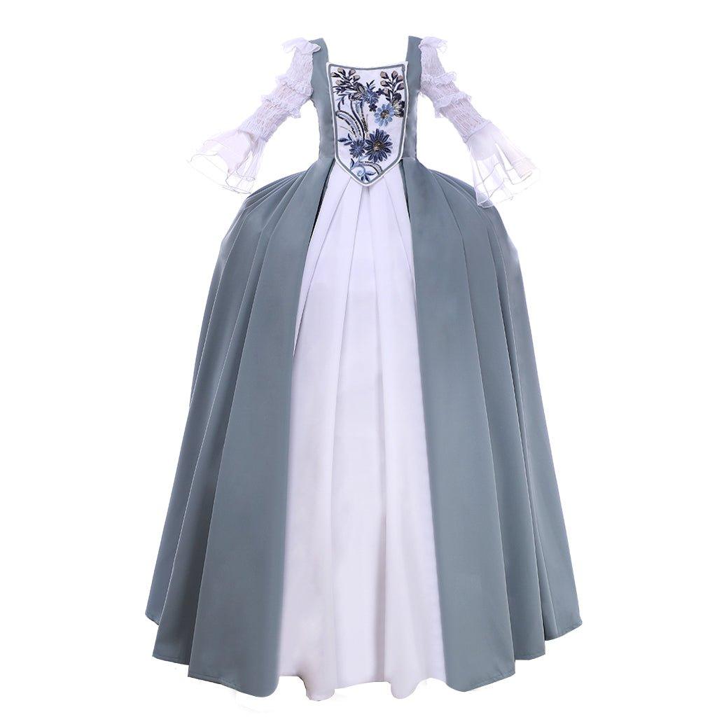 Outlander Claire Fraser 18th Century Wedding Dress Cosplay Costume - Plus Size Custom Colonial Ball Gown-Astricos