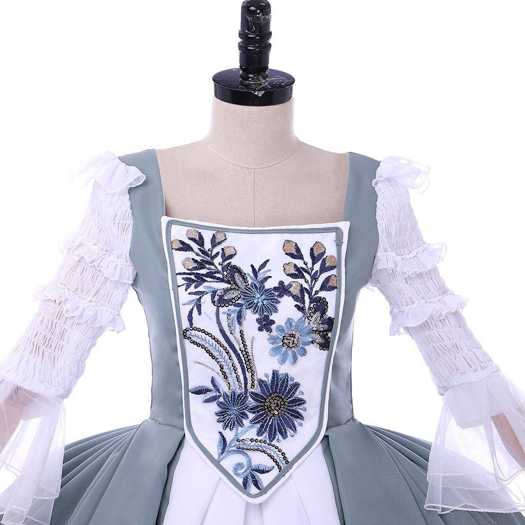 Outlander Claire Fraser 18th Century Wedding Dress Cosplay Costume - Plus Size Custom Colonial Ball Gown-Astricos