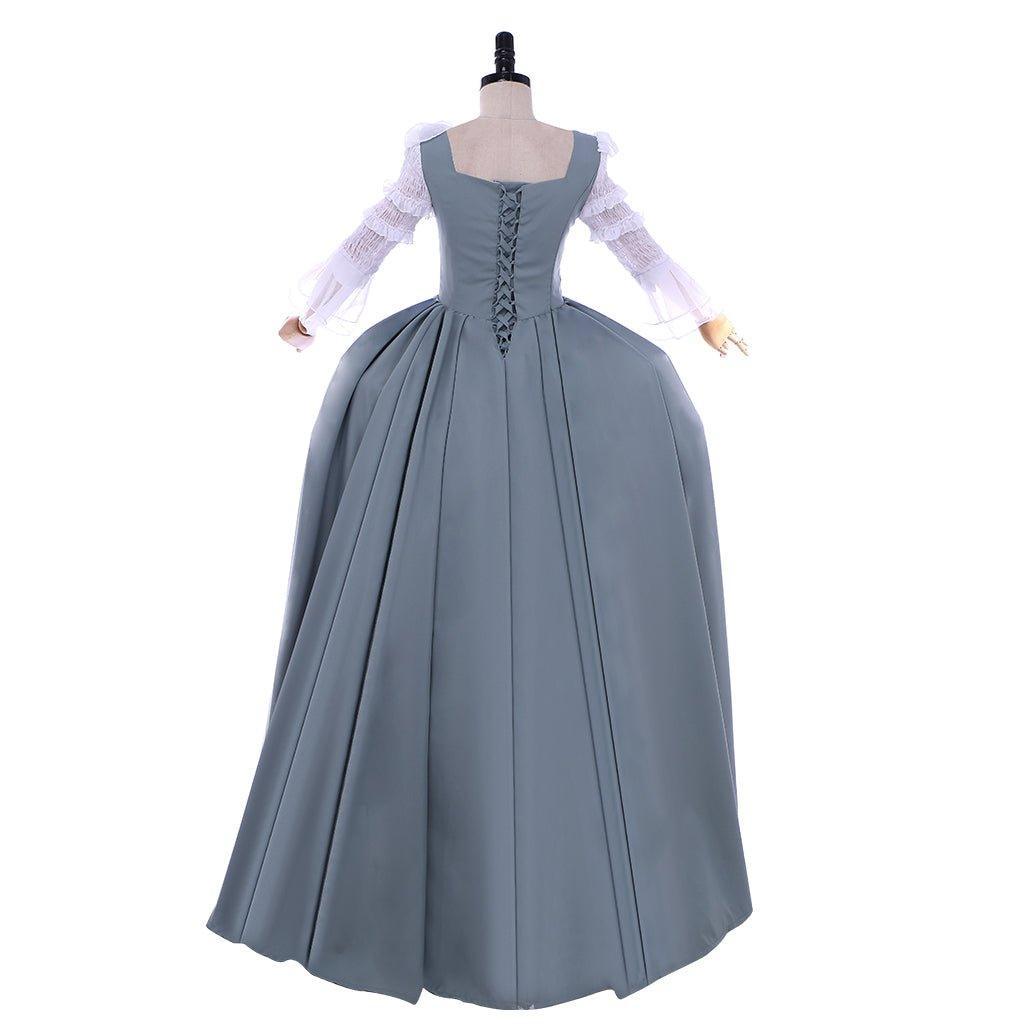 Outlander Claire Fraser 18th Century Wedding Dress Cosplay Costume - Plus Size Custom Colonial Ball Gown-Astricos
