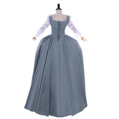 Outlander Claire Fraser 18th Century Wedding Dress Cosplay Costume - Plus Size Custom Colonial Ball Gown-Astricos
