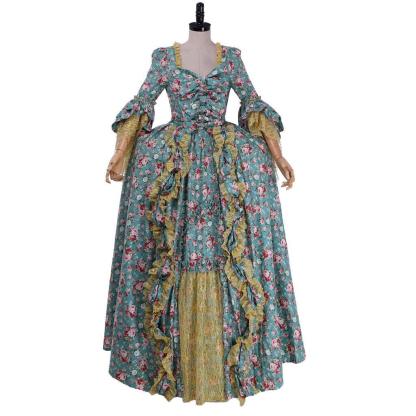 18th Century Marie Antoinette Cosplay Dress | Victorian Rococo Wedding Costume-Astricos
