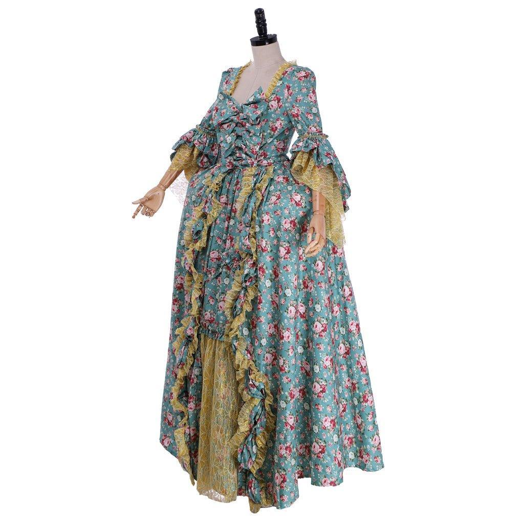 18th Century Marie Antoinette Cosplay Dress | Victorian Rococo Wedding Costume-Astricos
