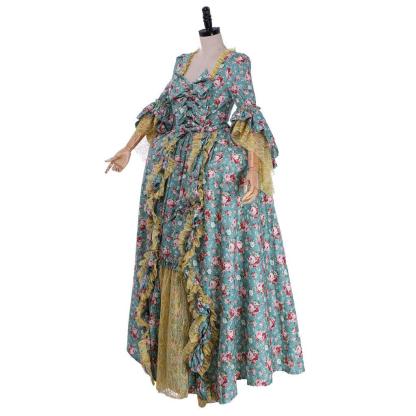 18th Century Marie Antoinette Cosplay Dress | Victorian Rococo Wedding Costume-Astricos