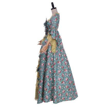 18th Century Marie Antoinette Cosplay Dress | Victorian Rococo Wedding Costume-Astricos