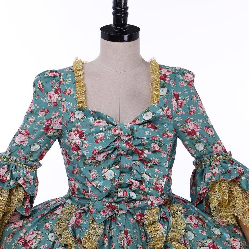18th Century Marie Antoinette Cosplay Dress | Victorian Rococo Wedding Costume-Astricos