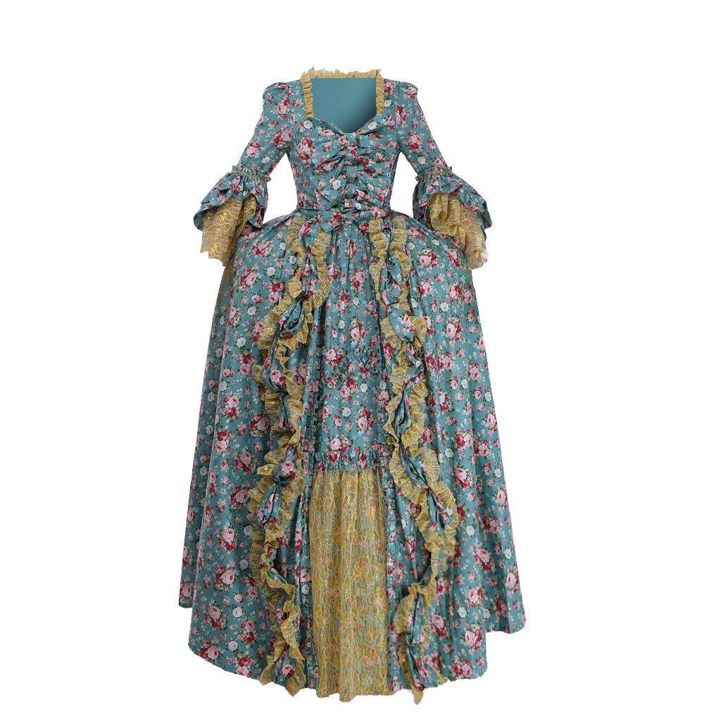18th Century Marie Antoinette Cosplay Dress | Victorian Rococo Wedding Costume-Astricos
