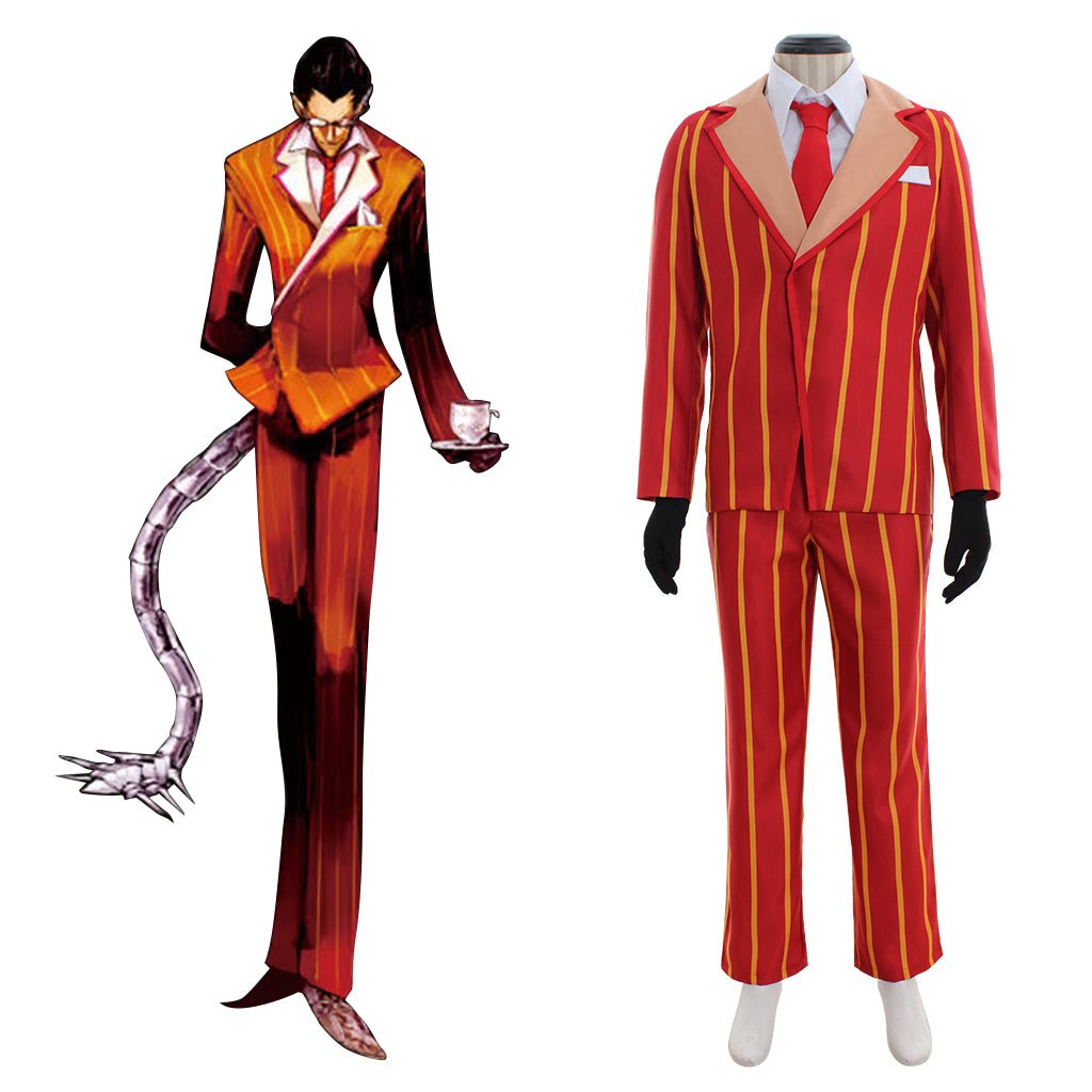 Overlord Demiurge Uniform Cosplay Costume - High-Quality Anime Outfit-Astricos