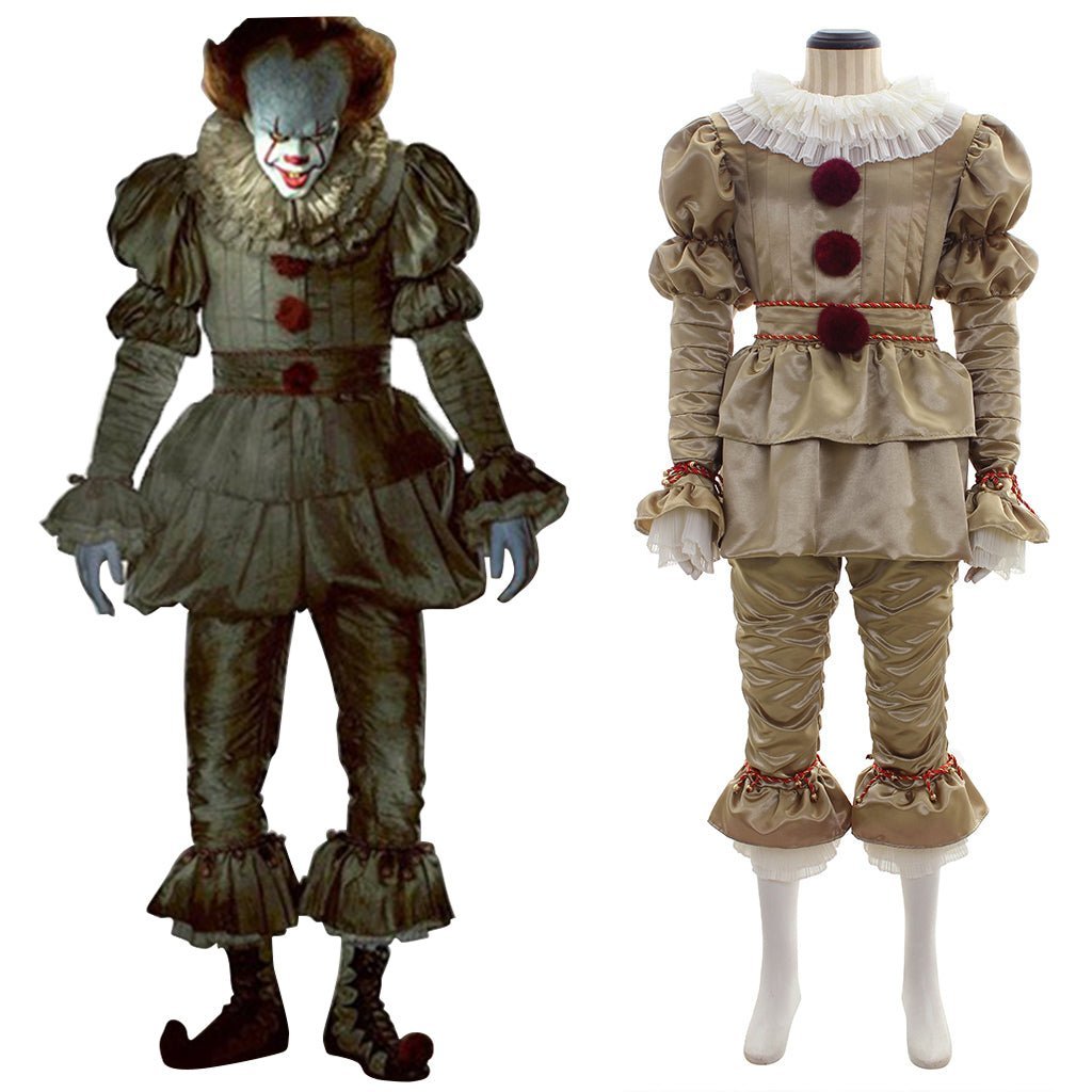 Pennywise The Dancing Clown Cosplay Costume - It Chapter Two Horror Mo