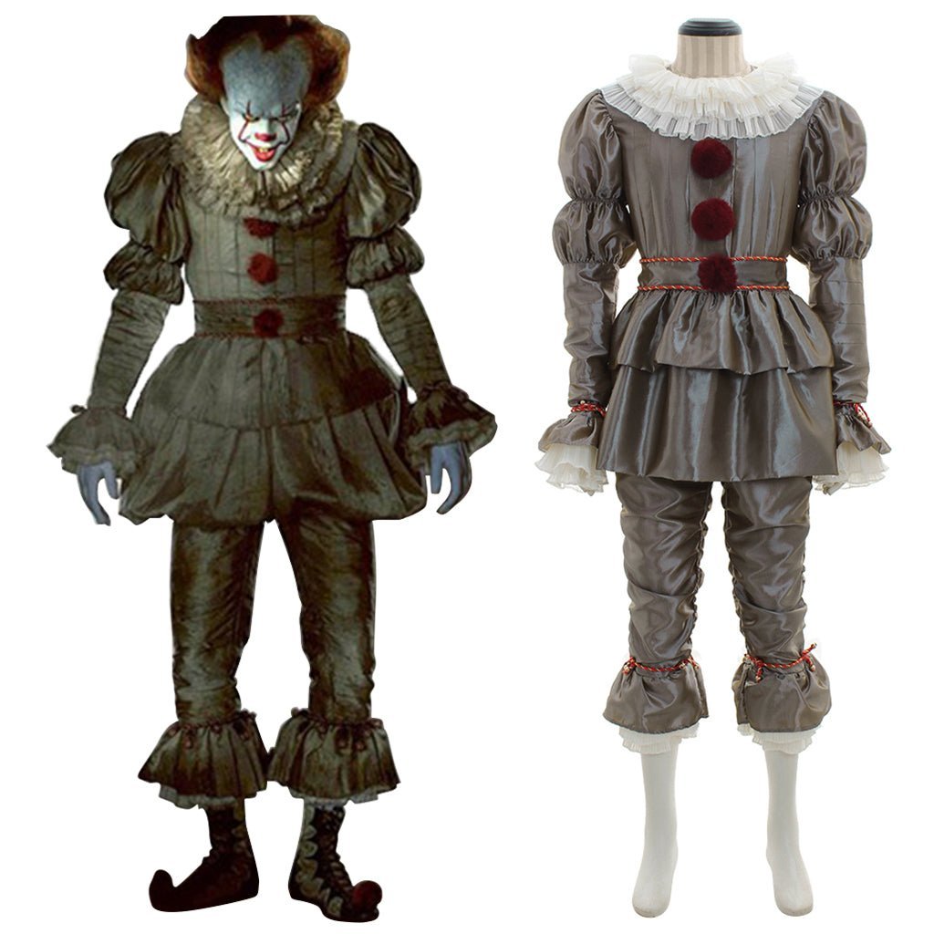 Pennywise The Dancing Clown Cosplay Costume - It Chapter Two Horror Movie Outfit | Astricos-Astricos