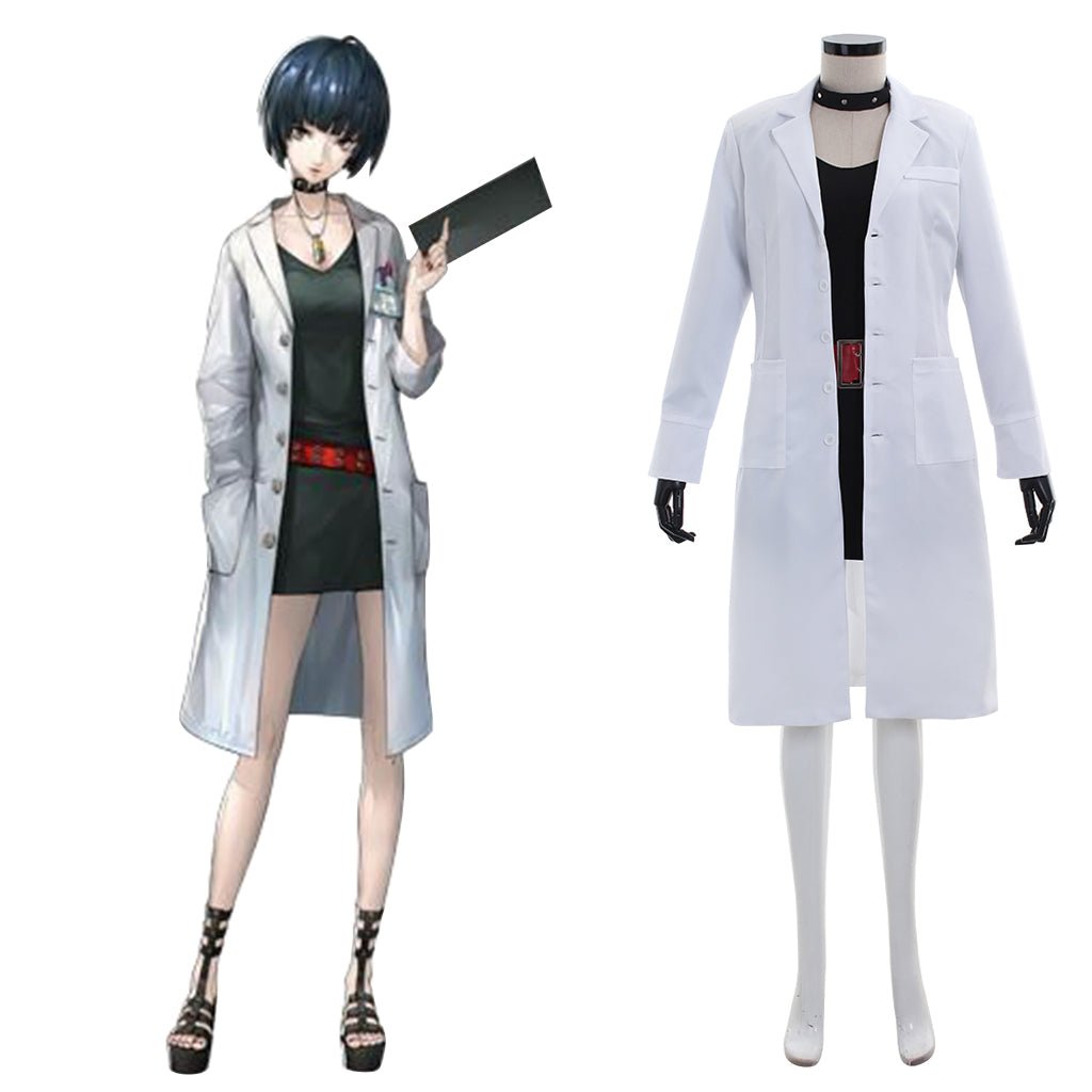 Persona 5 Tae Takemi Goth Doctor Cosplay Costume Set – High-Quality Anime Outfit-Astricos