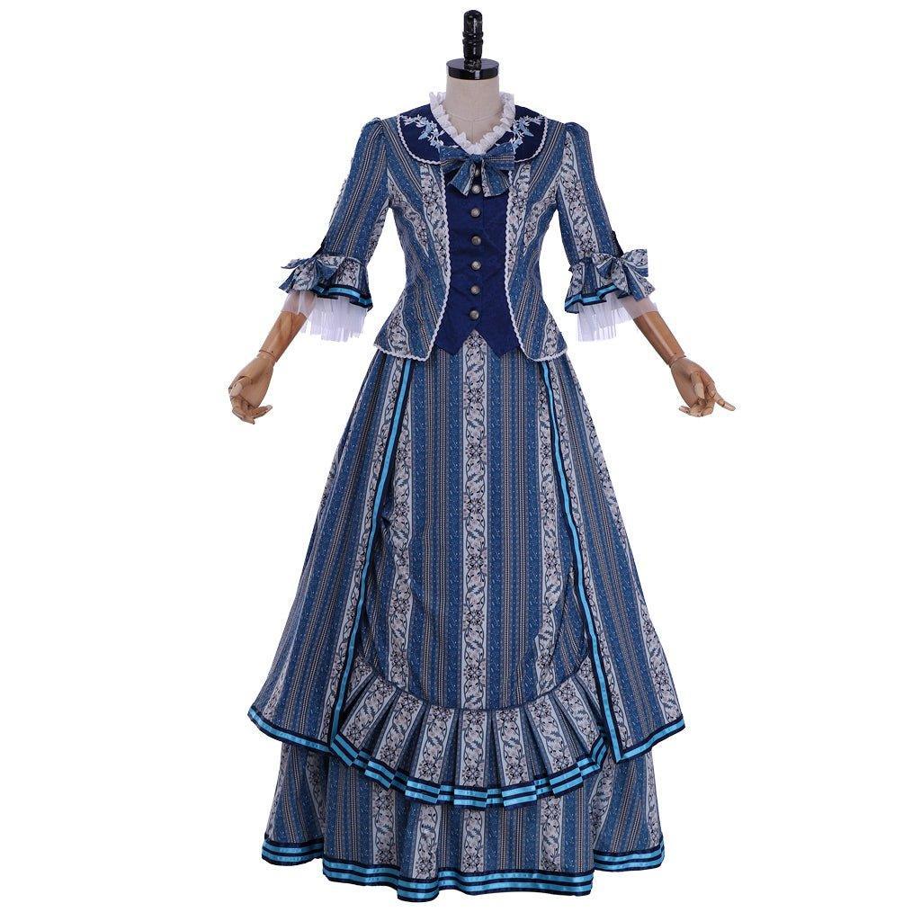 Phantom of The Opera Christine Daae Blue Wishing Dress Cosplay Costume | Astricos-Astricos