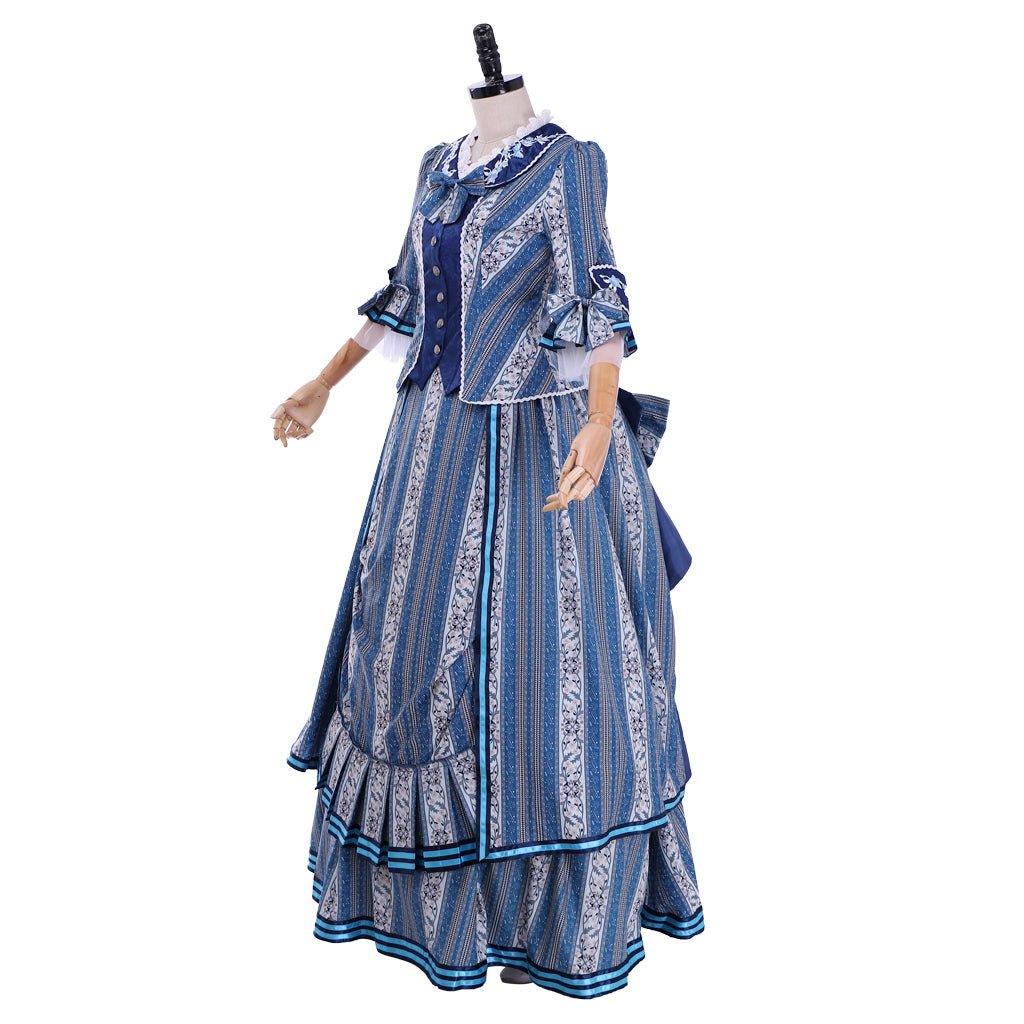 Phantom of The Opera Christine Daae Blue Wishing Dress Cosplay Costume | Astricos-Astricos