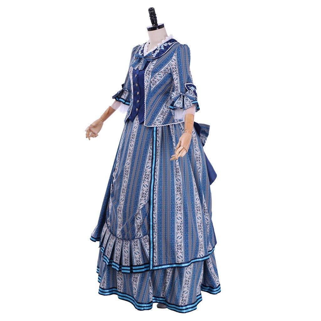 Phantom of The Opera Christine Daae Blue Wishing Dress Cosplay Costume | Astricos-Astricos