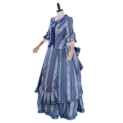 Phantom of The Opera Christine Daae Blue Wishing Dress Cosplay Costume | Astricos-Astricos