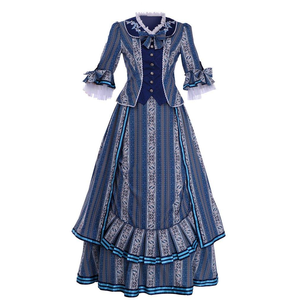 Phantom of The Opera Christine Daae Blue Wishing Dress Cosplay Costume | Astricos-Astricos