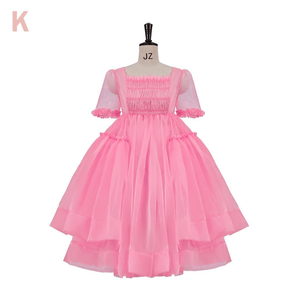Pink Marie Antoinette Rococo Gown Dress | 18th Century Victorian Wedding Dress for Cosplay & Historical Events-Astricos