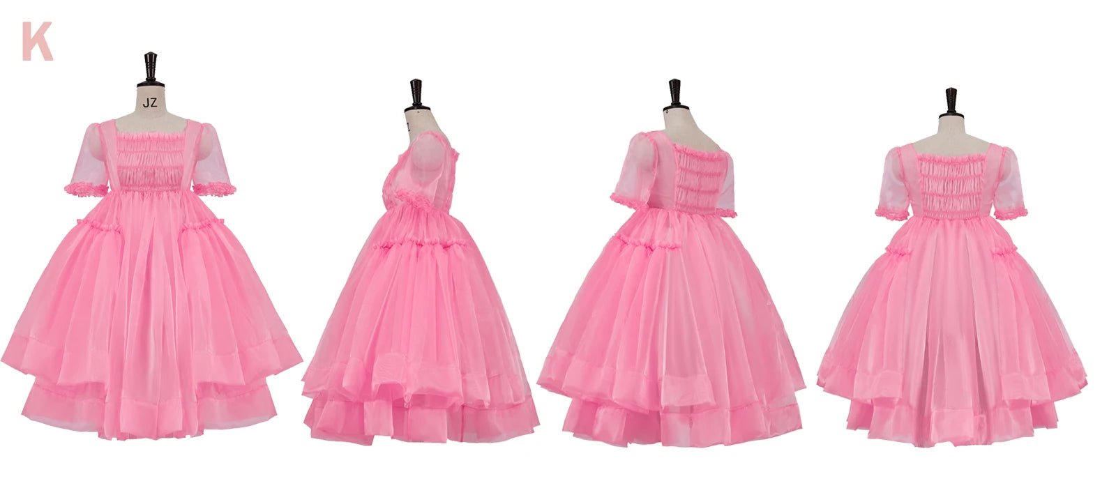 Pink Marie Antoinette Rococo Gown Dress | 18th Century Victorian Wedding Dress for Cosplay & Historical Events-Astricos