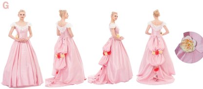 Pink Marie Antoinette Rococo Gown Dress | 18th Century Victorian Wedding Dress for Cosplay & Historical Events-Astricos