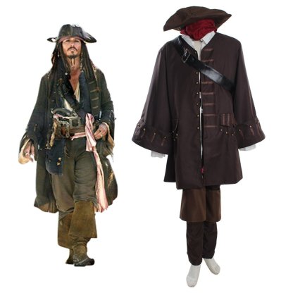 Authentic Pirates of the Caribbean Cosplay Costume for Adults - Premium Quality-Astricos