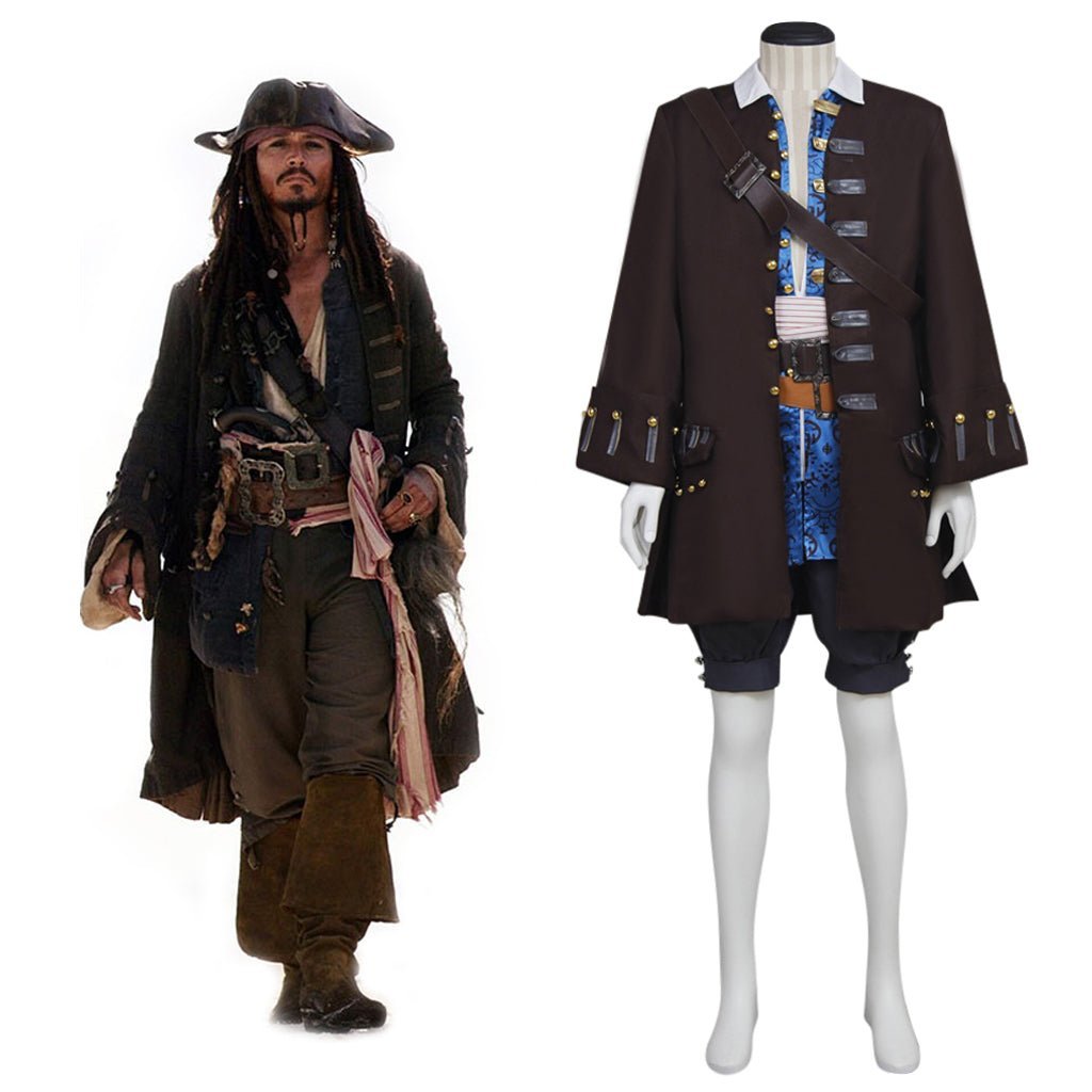 Authentic Pirates of the Caribbean Cosplay Costume for Adults - Premium Quality-Astricos