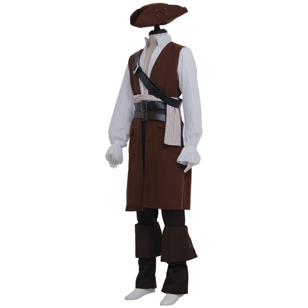 Authentic Pirates of the Caribbean Cosplay Costume for Adults - Premium Quality-Astricos