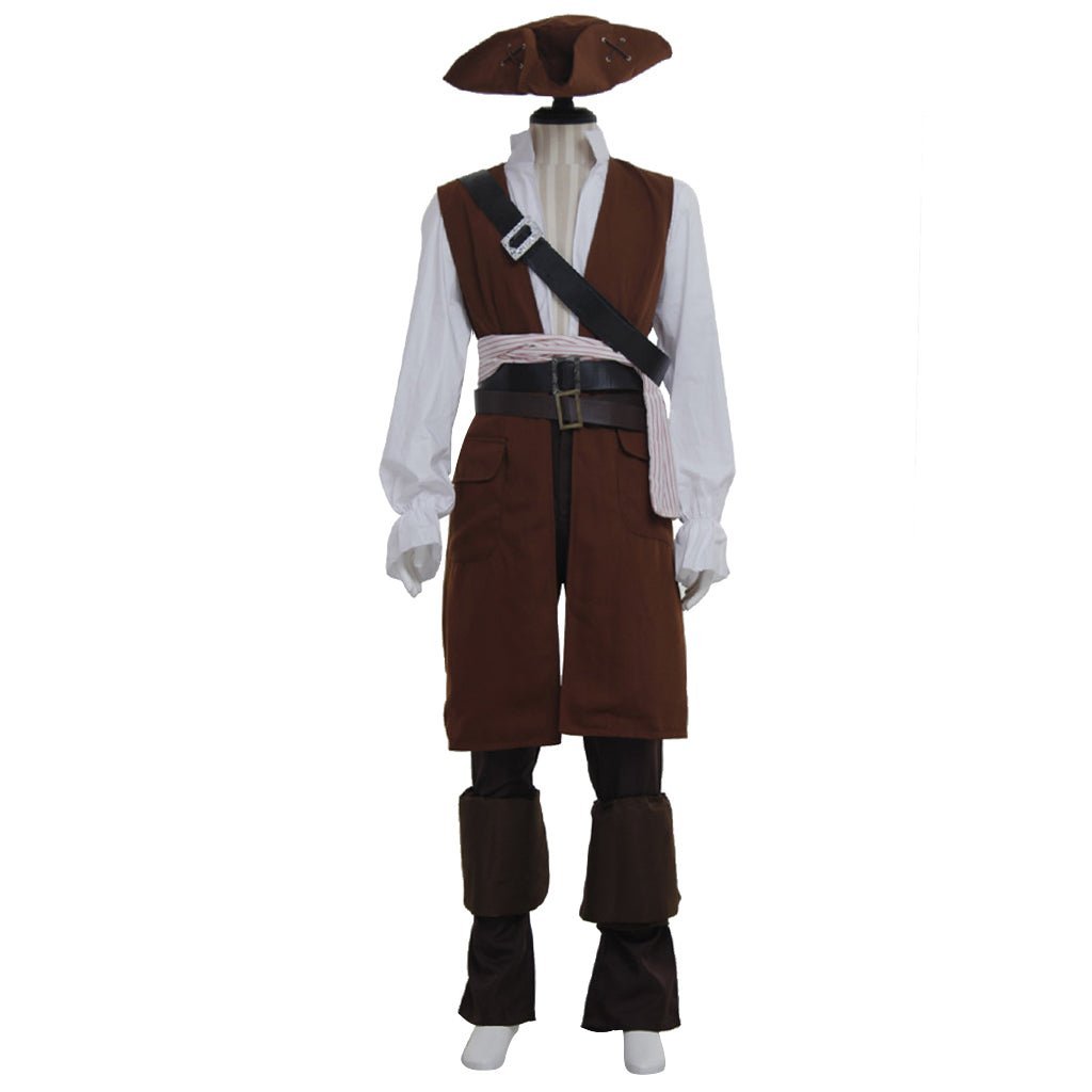 Authentic Pirates of the Caribbean Cosplay Costume for Adults - Premium Quality-Astricos