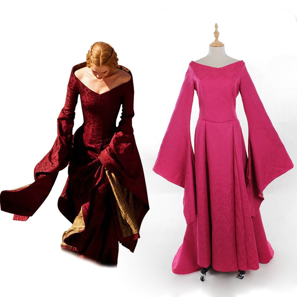 Plus Size Renaissance Festival Costume - Elegant Long Sleeve Fall Dress-Astricos