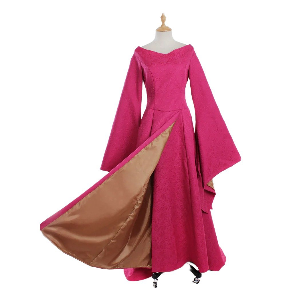 Plus Size Renaissance Festival Costume - Elegant Long Sleeve Fall Dress-Astricos