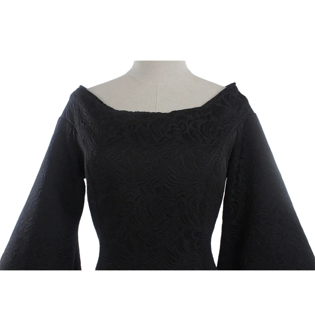 Plus Size Renaissance Festival Costume - Elegant Long Sleeve Fall Dress-Astricos