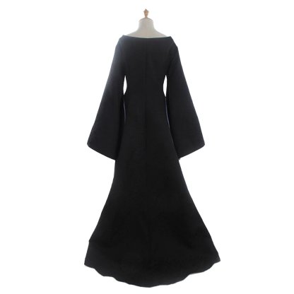Plus Size Renaissance Festival Costume - Elegant Long Sleeve Fall Dress-Astricos