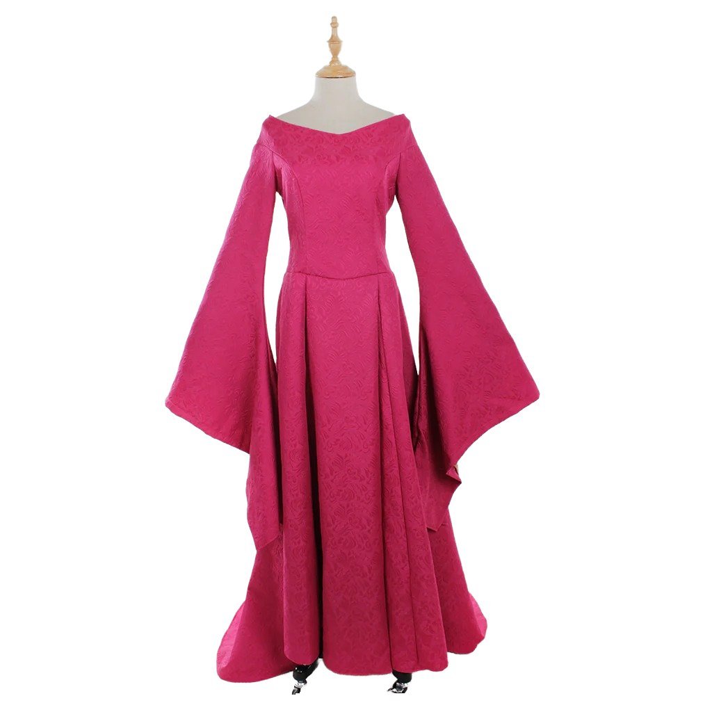Plus Size Renaissance Festival Costume - Elegant Long Sleeve Fall Dress-Astricos