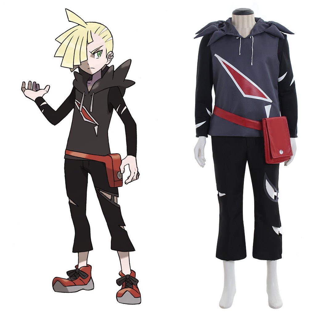 Team Skull Gladion Cosplay Costume - Pokémon Sun and Moon Outfit-Astricos
