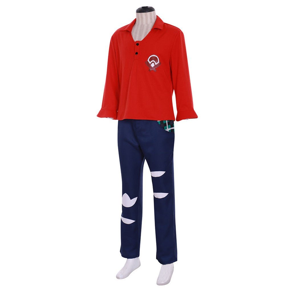 Premium PM Sword and Shield Male Trainer Cosplay Costume - High-Quality & Authentic-Astricos