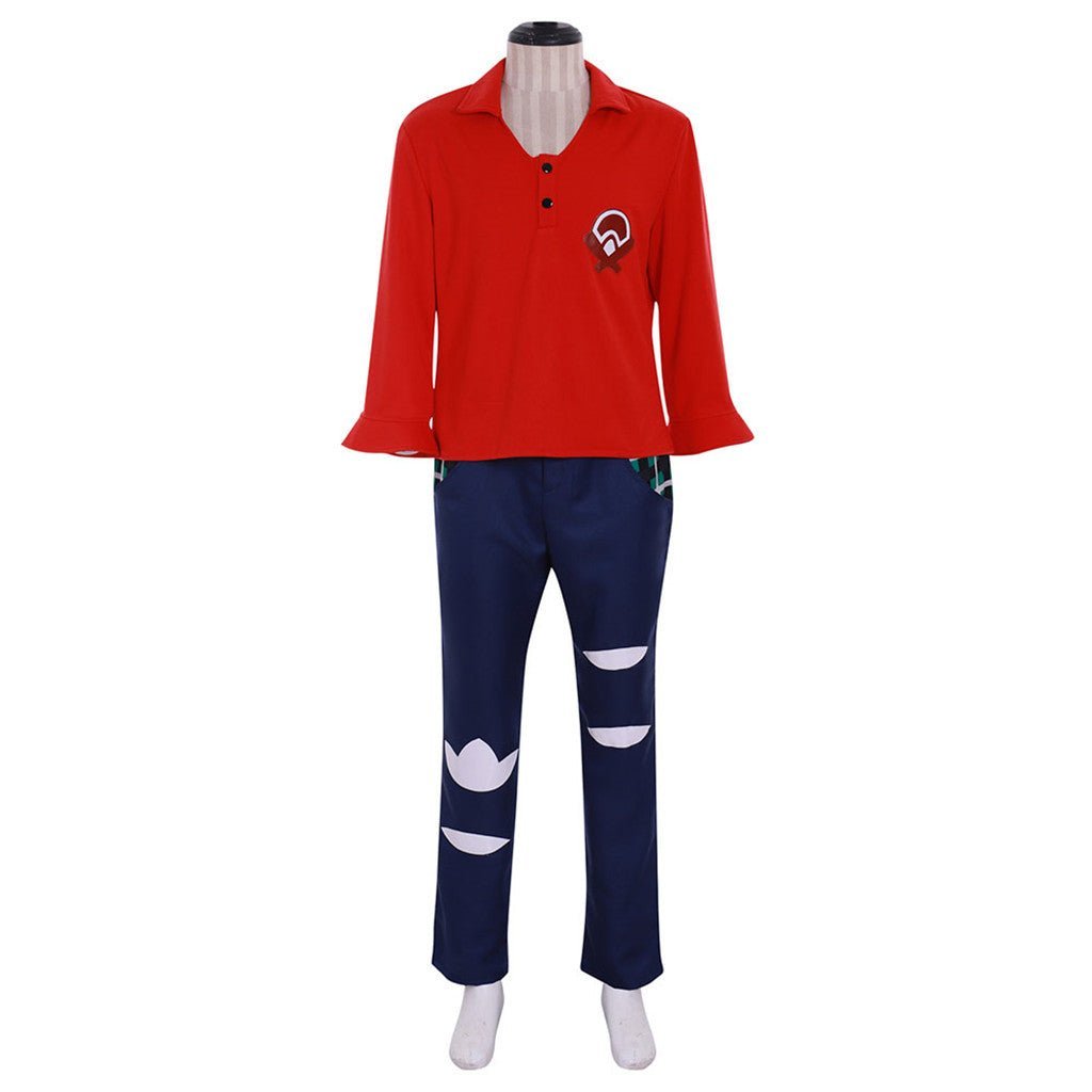 Premium PM Sword and Shield Male Trainer Cosplay Costume - High-Quality & Authentic-Astricos