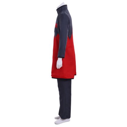 PM Team Magma Leader Maxie Cosplay Costume - Authentic Pokémon Anime Villain Outfit-Astricos