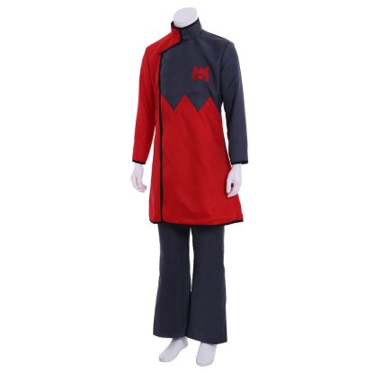 PM Team Magma Leader Maxie Cosplay Costume - Authentic Pokémon Anime Villain Outfit-Astricos