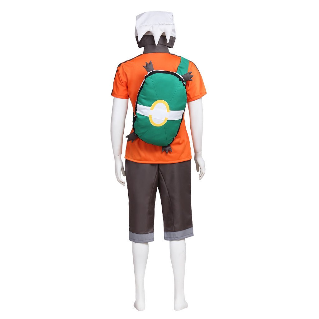 Pokemon Brendan Cosplay Costume Outfit - Authentic Trainer Look-Astricos