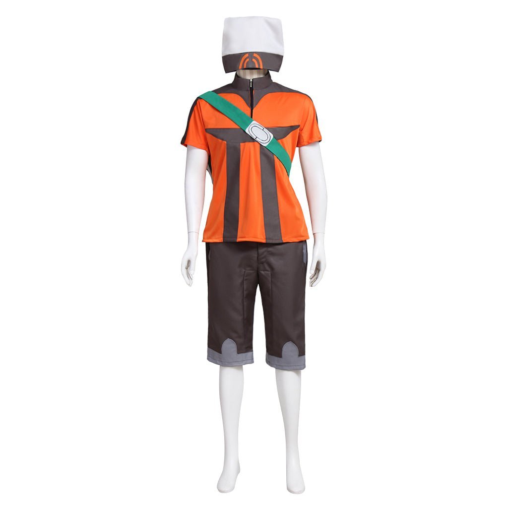 Pokemon Brendan Cosplay Costume Outfit - Authentic Trainer Look-Astricos