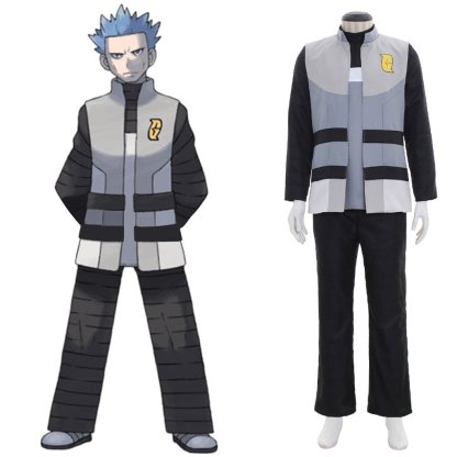 Pokémon Galactic Boss Cyrus Cosplay Costume - Authentic Team Galactic Leader Outfit-Astricos