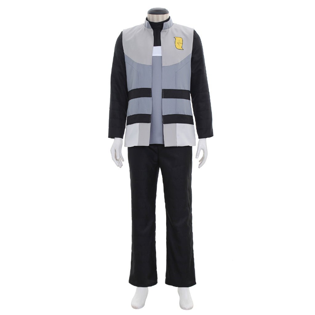 Pokémon Galactic Boss Cyrus Cosplay Costume - Authentic Team Galactic Leader Outfit-Astricos