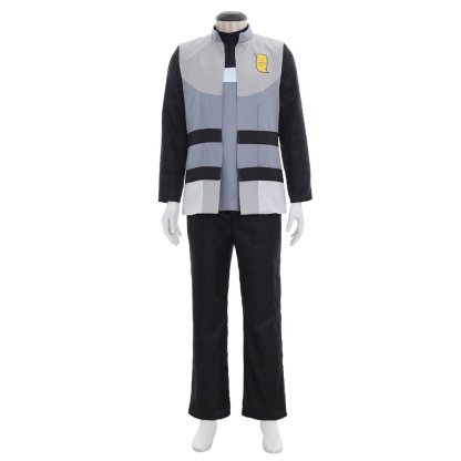 Pokémon Galactic Boss Cyrus Cosplay Costume - Authentic Team Galactic Leader Outfit-Astricos