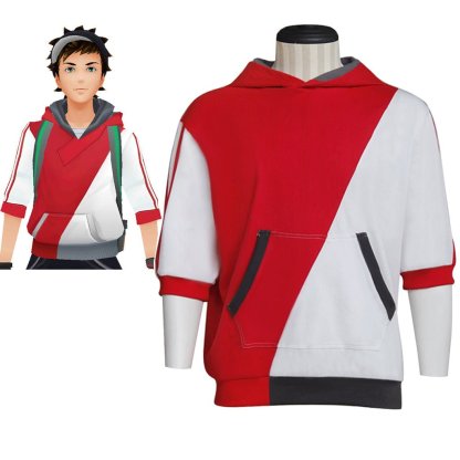 Pokemon Go Trainer Costume Hoodie Jacket - Official Cosplay Outfit-Astricos