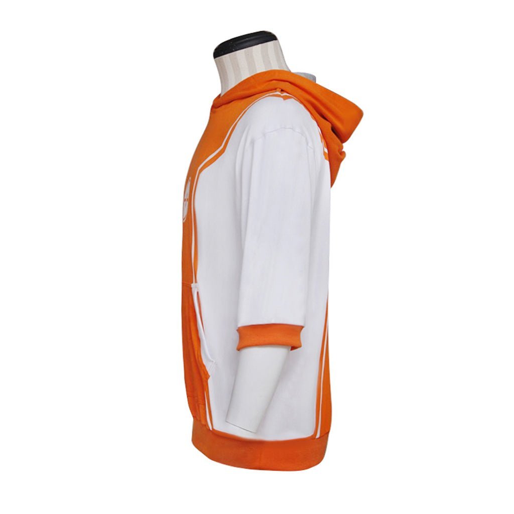 Pokemon Go Trainer Orange Hoodie Cosplay Costume - Official Style | Astricos-Astricos