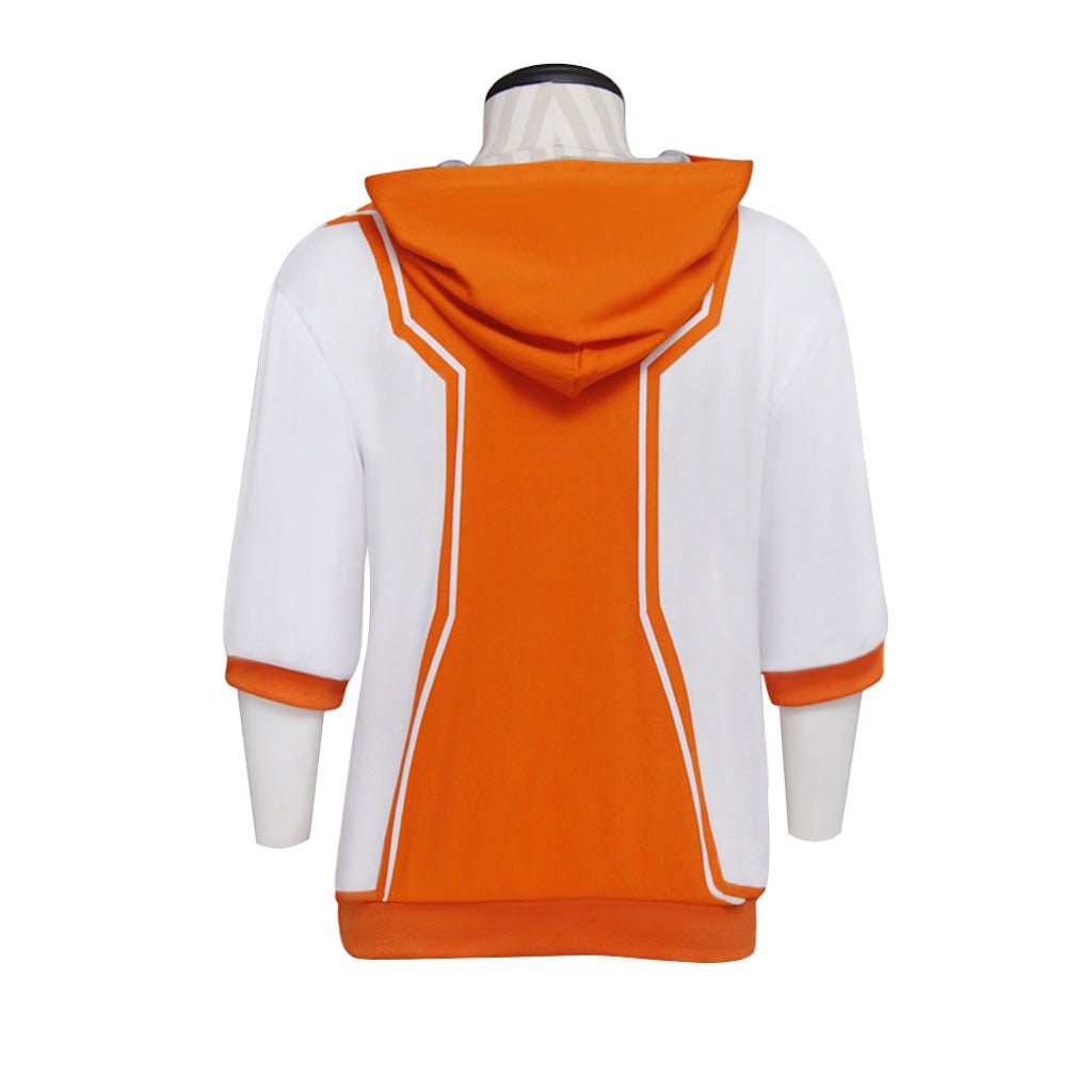 Pokemon Go Trainer Orange Hoodie Cosplay Costume - Official Style | Astricos-Astricos