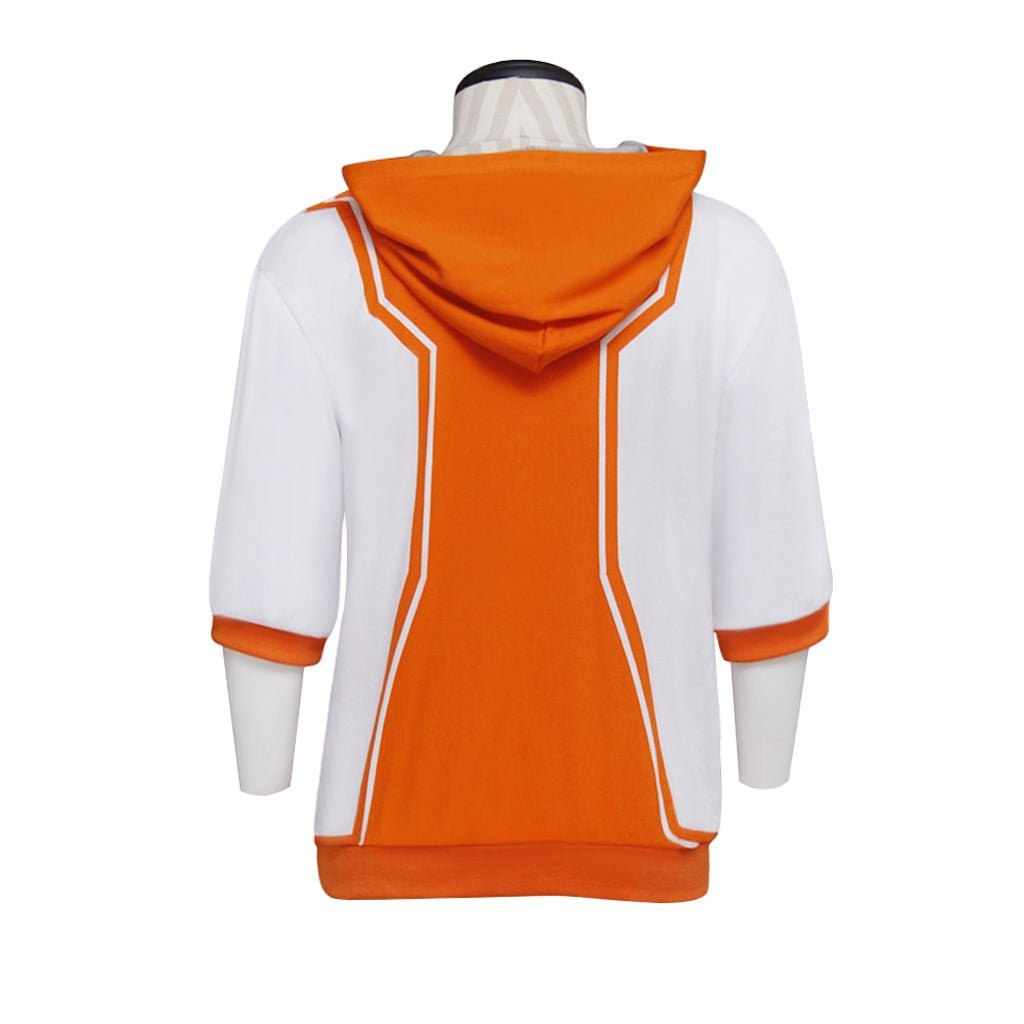 Pokemon Go Trainer Orange Hoodie Cosplay Costume - Official Style | Astricos-Astricos