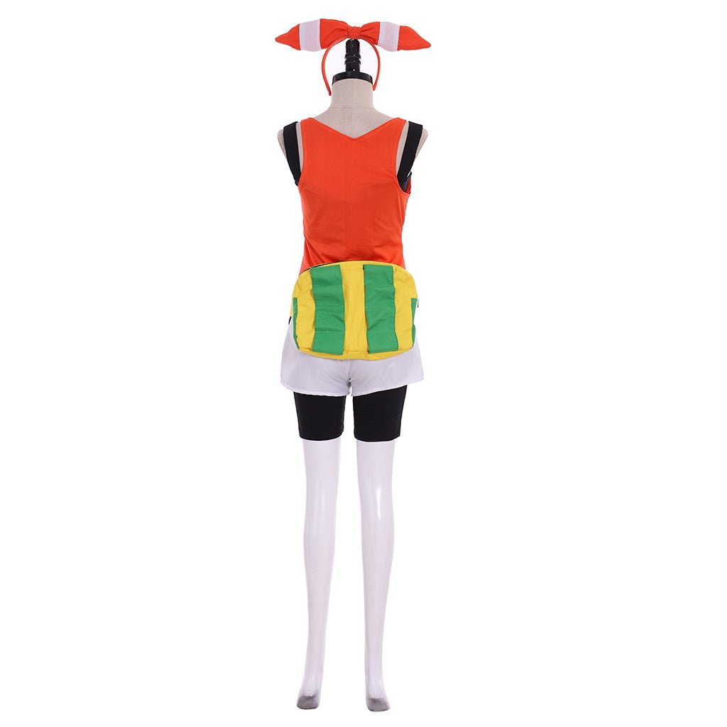 Pokemon Omega Ruby Alpha Sapphire May Cosplay Costume with Headwear & Functional Bag-Astricos
