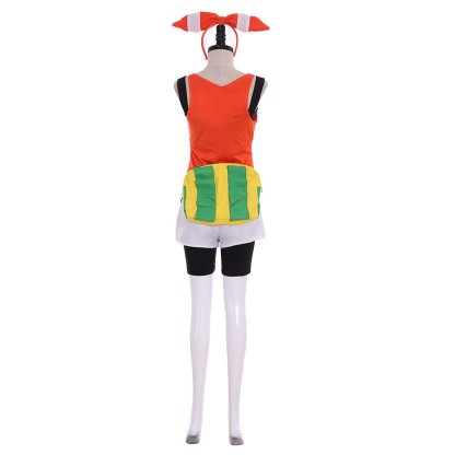 Pokemon Omega Ruby Alpha Sapphire May Cosplay Costume with Headwear & Functional Bag-Astricos