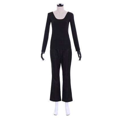 Pokémon Sun and Moon Cynthia Full Black Suit Cosplay Costume - Astricos-Astricos