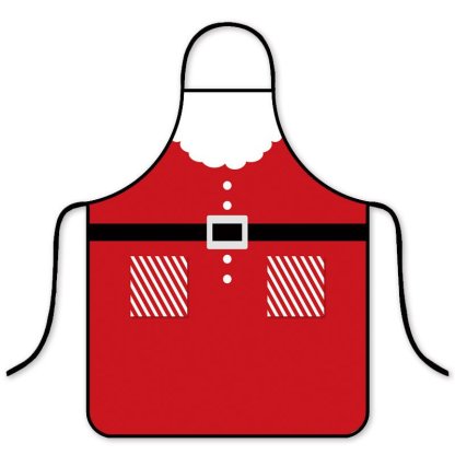 Korean Fashion Christmas Waterproof Apron - Stylish Kitchen & Hot Pot Shop Essential-Astricos